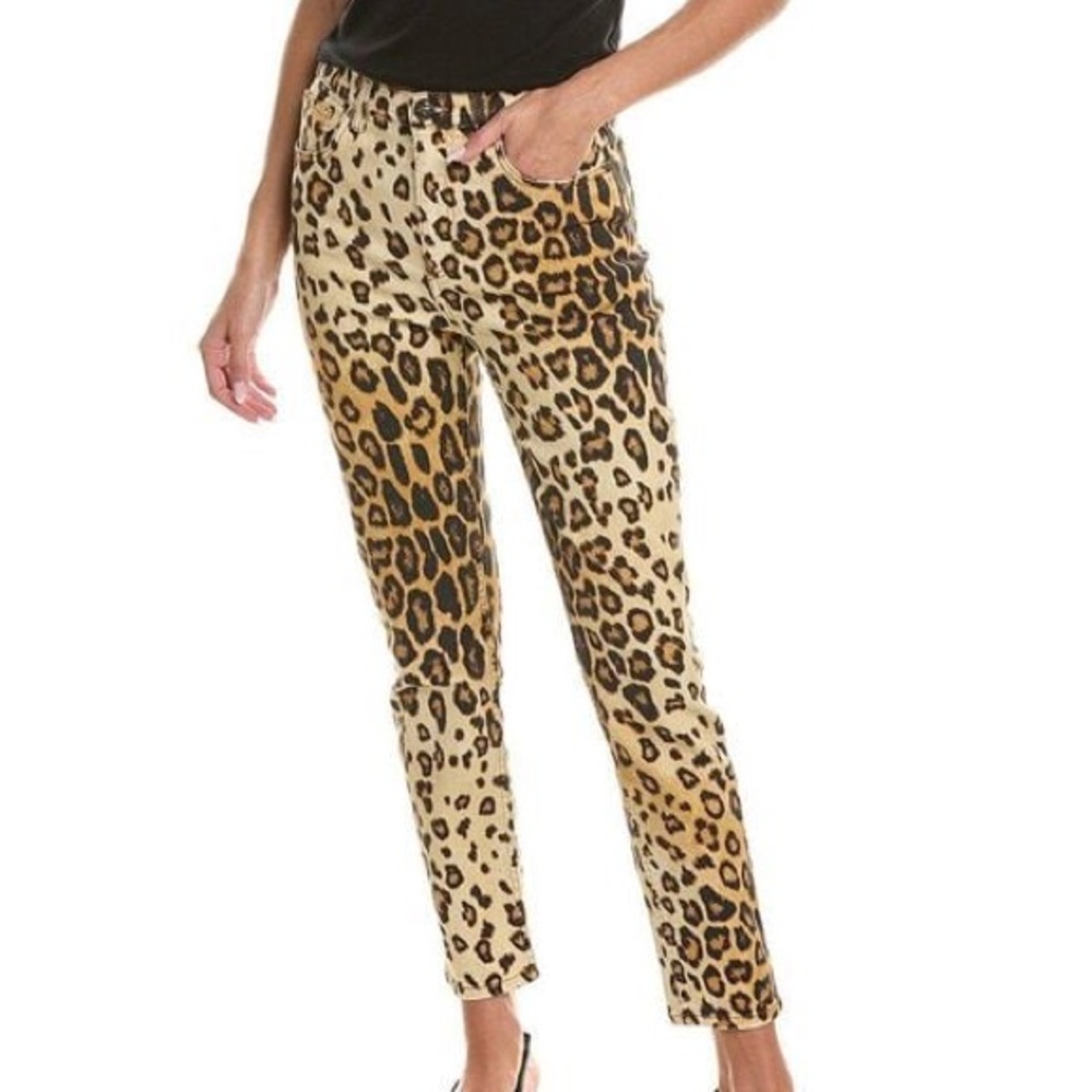 Etro leopard print jeans